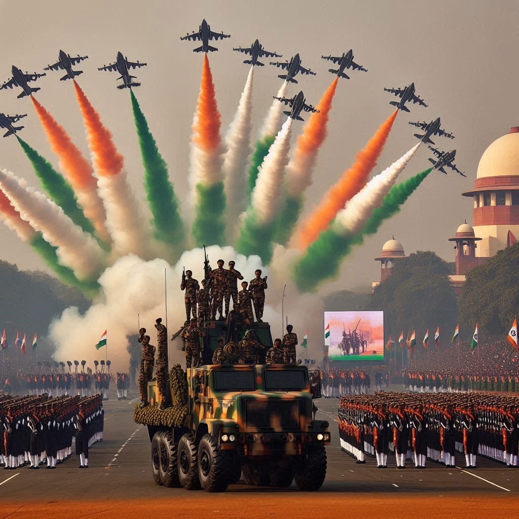 Indian Republic Day military display (1)